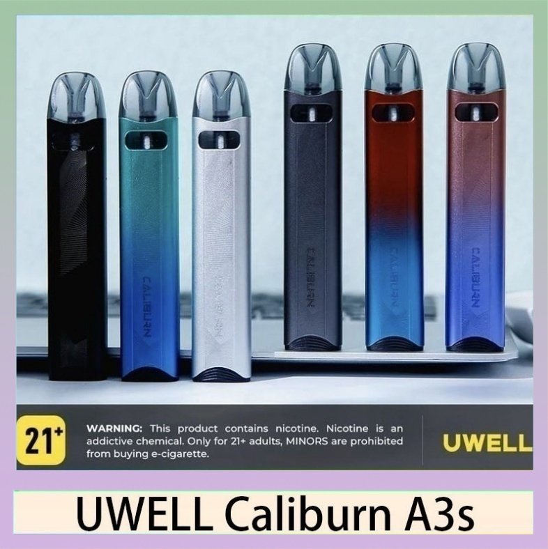 UWELL CALIBURN A3s UWELL Caliburn A3S咖哩棒A3S POD電子煙主機官網評價說明書