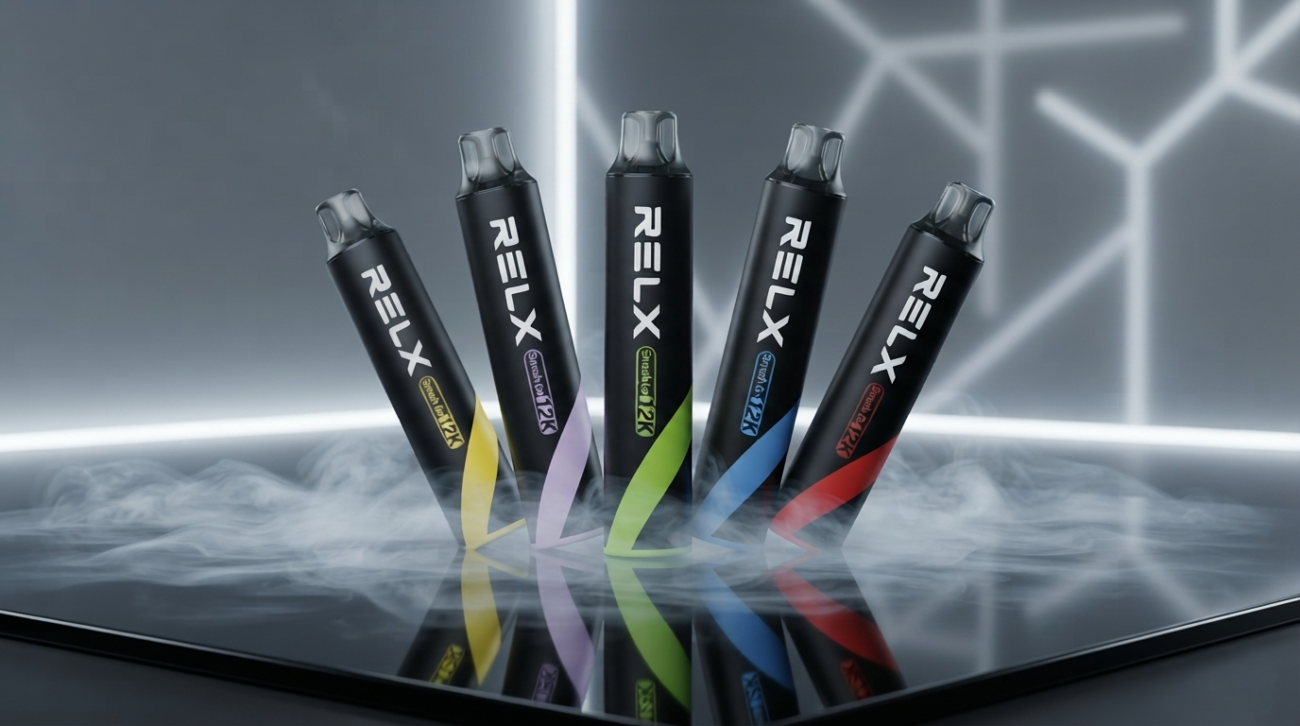 Relx 12000口電子煙 Smash Go 實機外觀與現貨口味展示